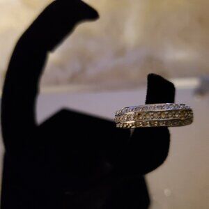 Sterling Silver Eternity Band ((Size 8))